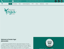 Tablet Screenshot of paraisoyoga.com